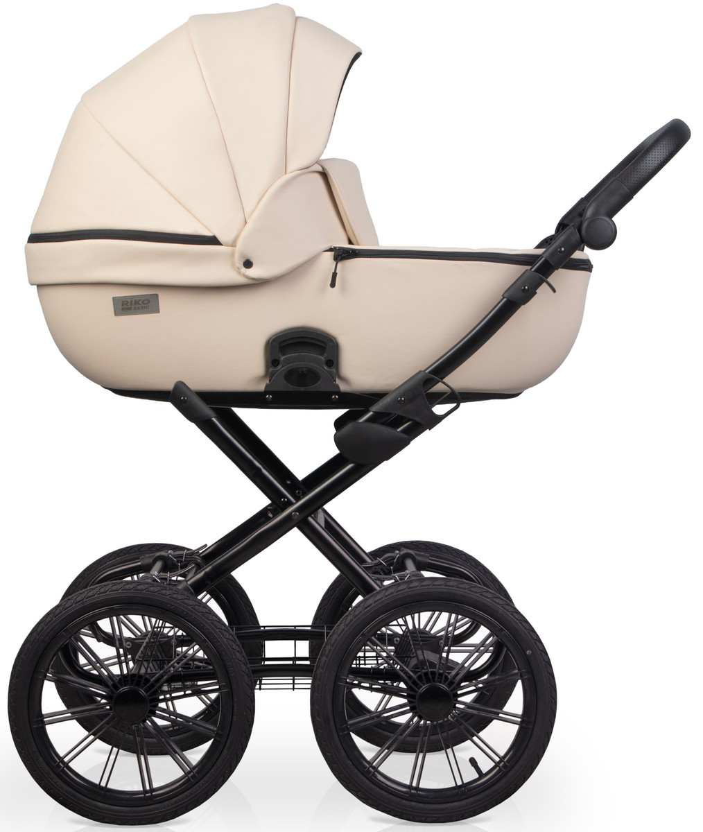 Детская коляска Riko Basic Montana X Ecco Prestige 2 в 1 15 Ivory beige (бежевый)