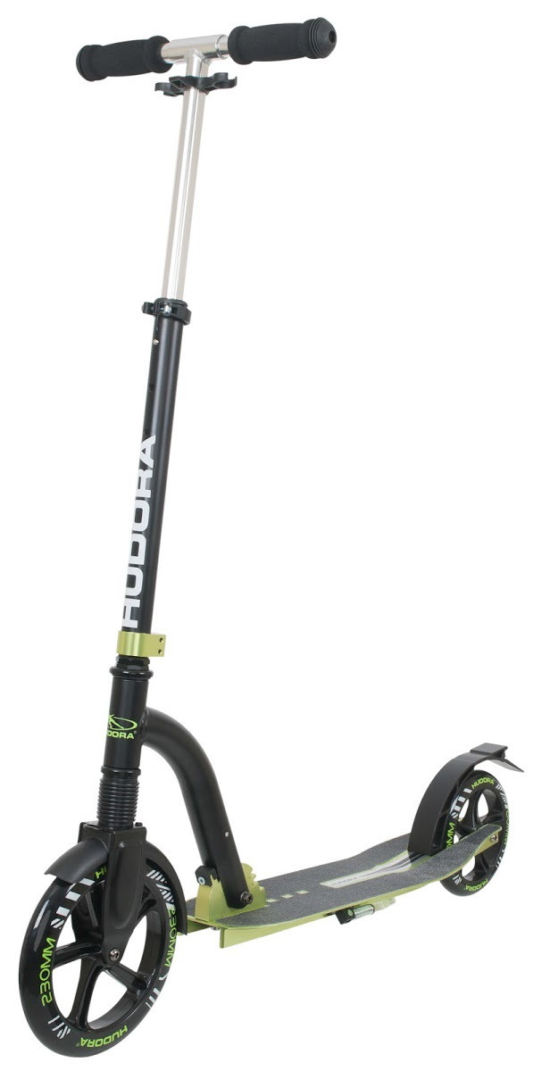 Самокат Hudora Big Wheel Bold Cushion 14242 green-black (зеленo-черный)