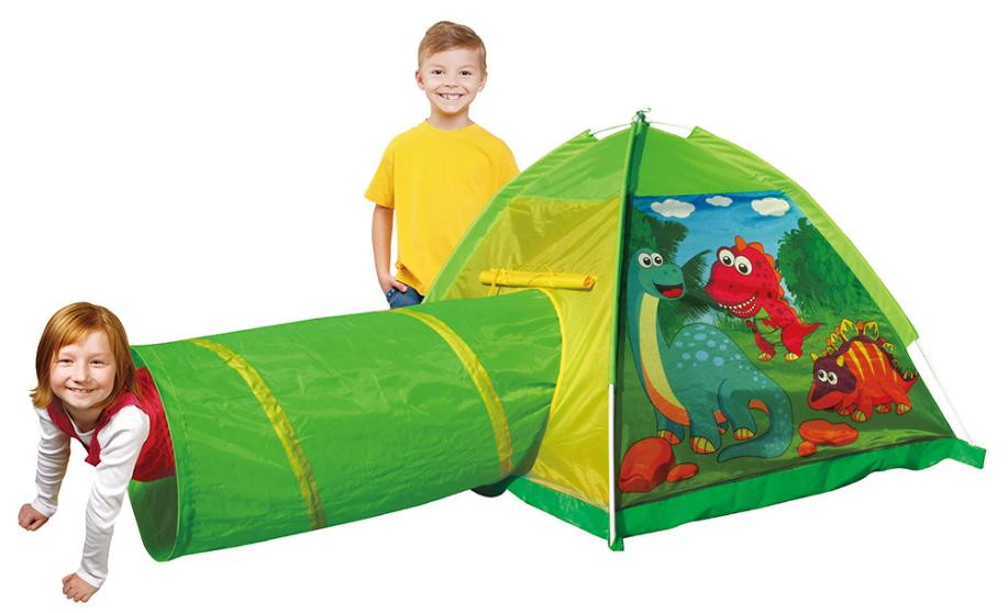 Игровая палатка Джамбо Тойз Динозавры с туннелем
