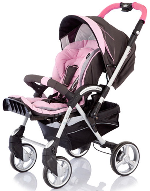 Прогулочная коляска Jetem Qbix S-709W pink