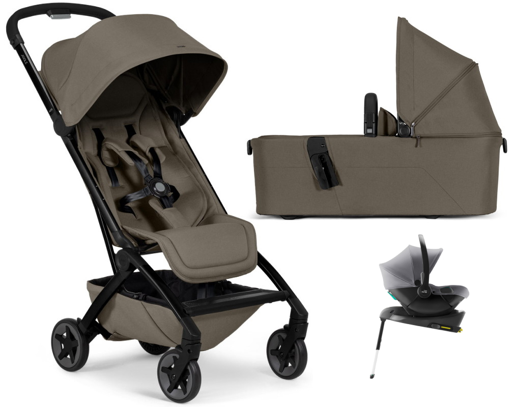 Коляска 2 в 1 Joolz Aer 2 и автокресло Baby-Safe Core Frost Grey и база Baby-Safe Core Hazel brown