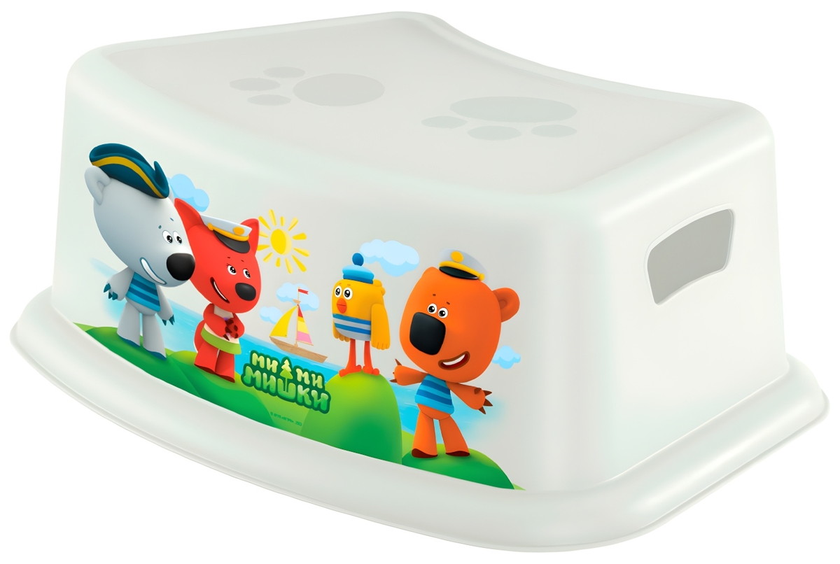 Подставка для умывания Пластишка Ми-ми-мишки с декором 431329416 белый