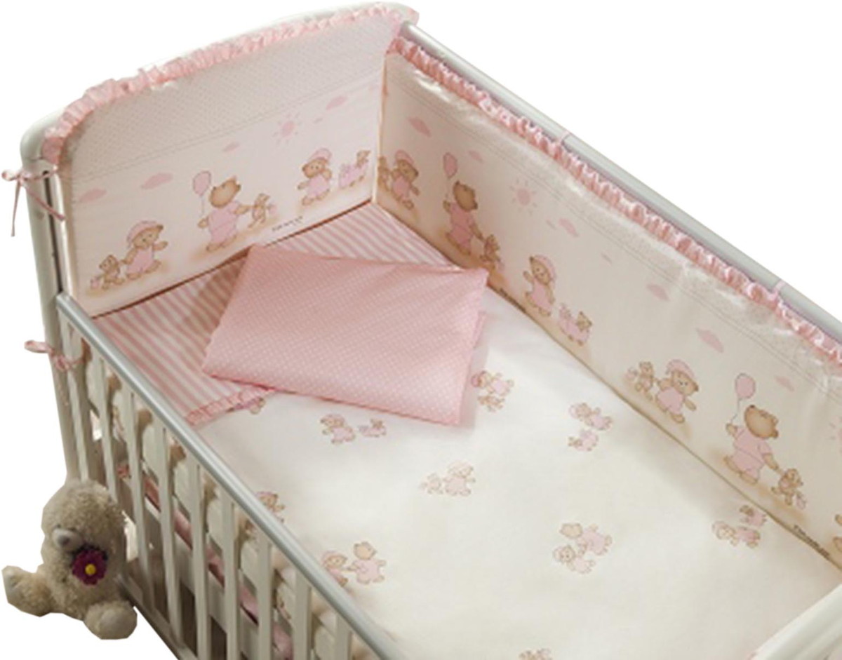 Детское постельное белье Perina Тиффани 3 предмета Т3-01.3 розовый