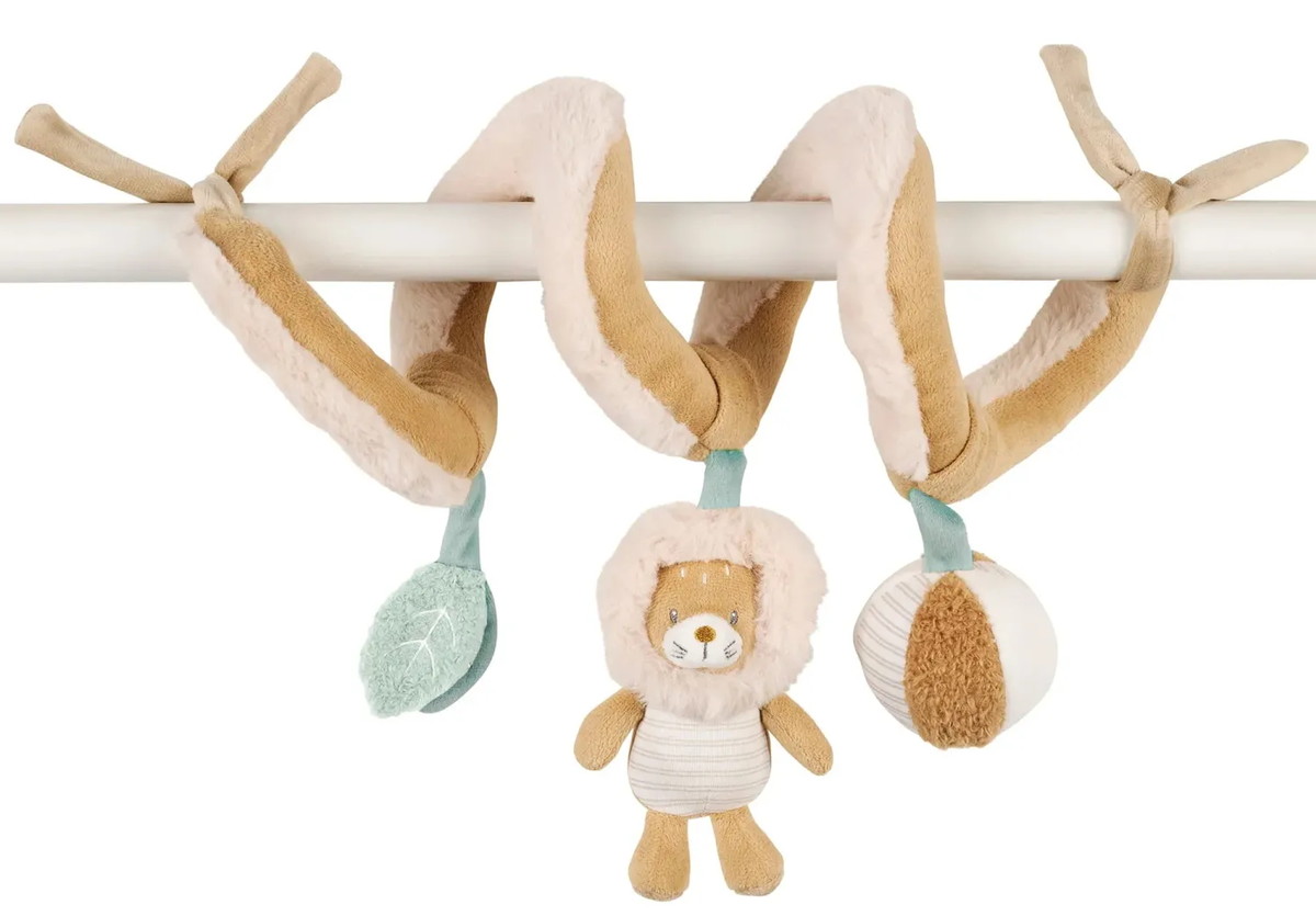 Игрушка мягкая Nattou Toy Spiral Flo, Ernest & Oli Лиса, Лев, Слоник 682206