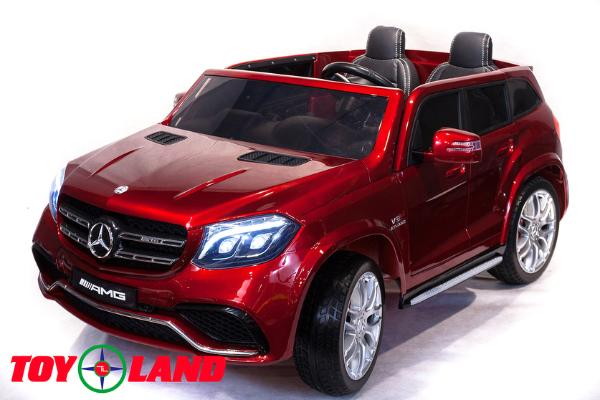Детский электромобиль Toyland Mercedes-Benz GLS63 AMG красный краска