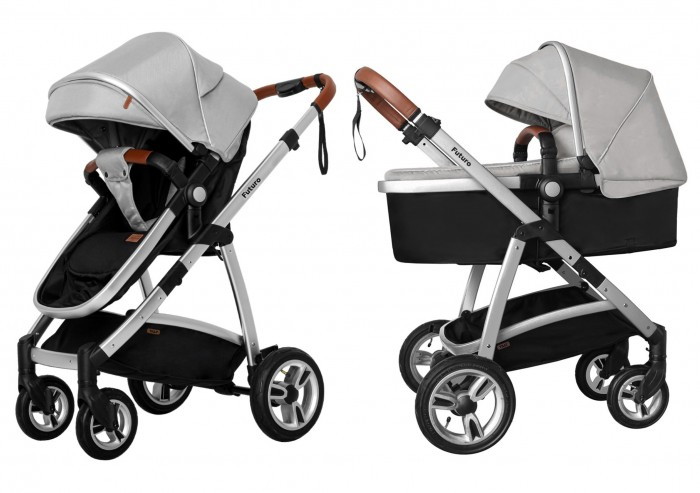 Детская коляска трансформер Baby Tilly Futuro T-165 Mist Grey