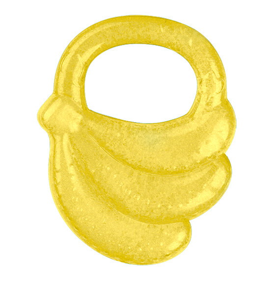 Прорезыватель для зубов BabyOno Банан гелевый 1016 желтый
