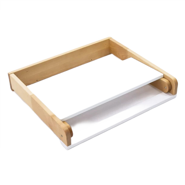 Складной пеленальный столик Antemi универсальный белый/дерево