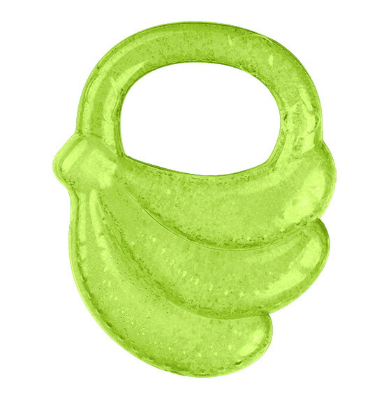 Прорезыватель для зубов BabyOno Банан гелевый 1016 зеленый