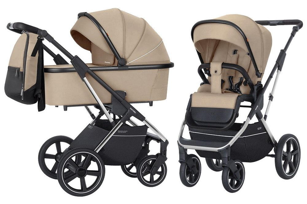Коляска 2 в 1 Carrello Aurora Сhrome CRL-6505 Paper Beige