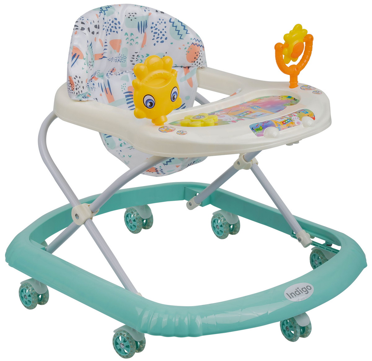 Детские ходунки Indigo Солнышко С бирюзовый