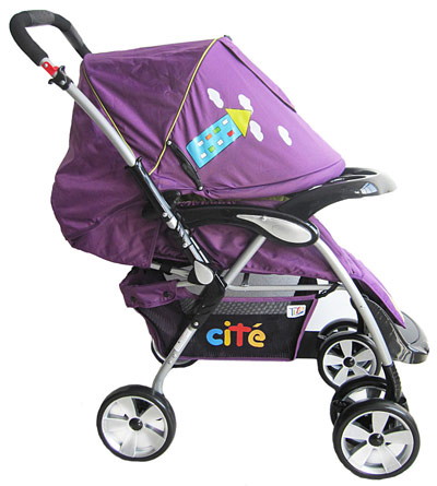 Прогулочная коляска Tizo Cite purple/фиолетовый