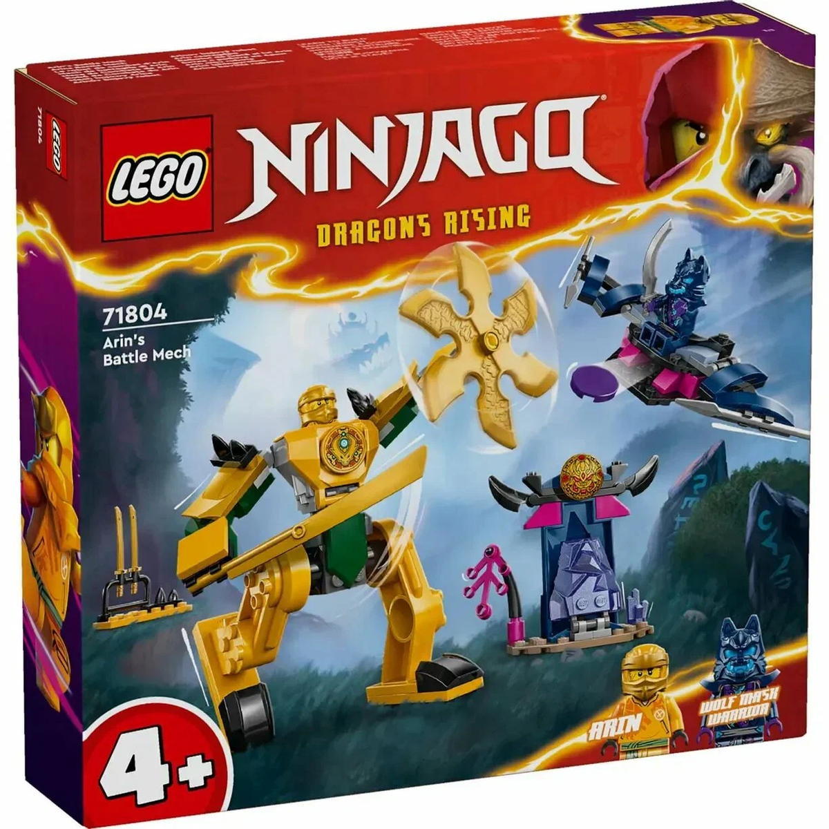 Конструктор LEGO Ninjago Arin's Battle Mech Боевой робот Арина (71804)