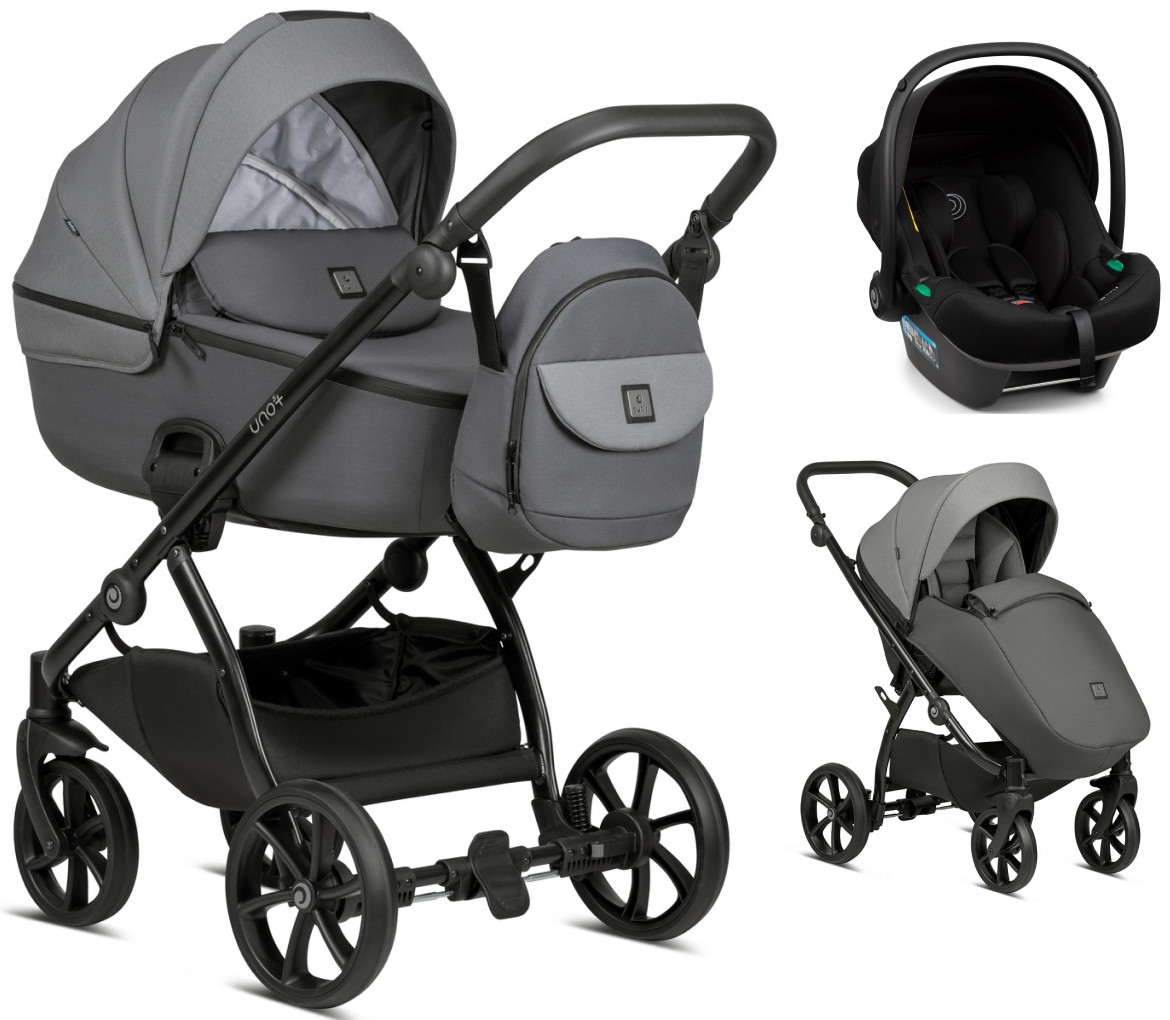 Детская коляска Tutis Uno 5 Plus Earth collection 3 в 1 1402022 Grey