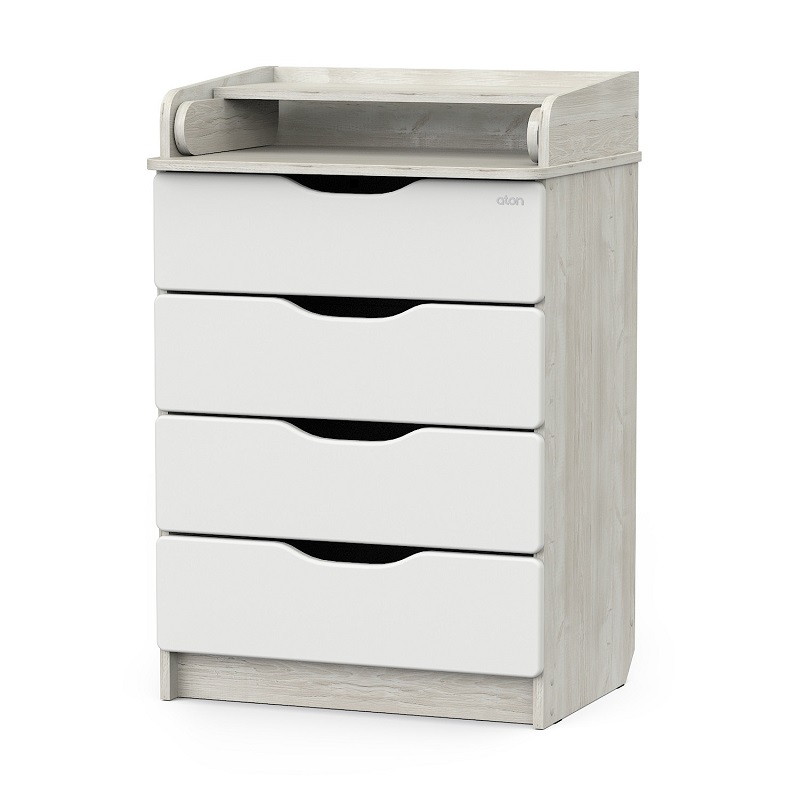 Детский комод Атон М Сириус Wood ПВХ 60/4 сосна касцина