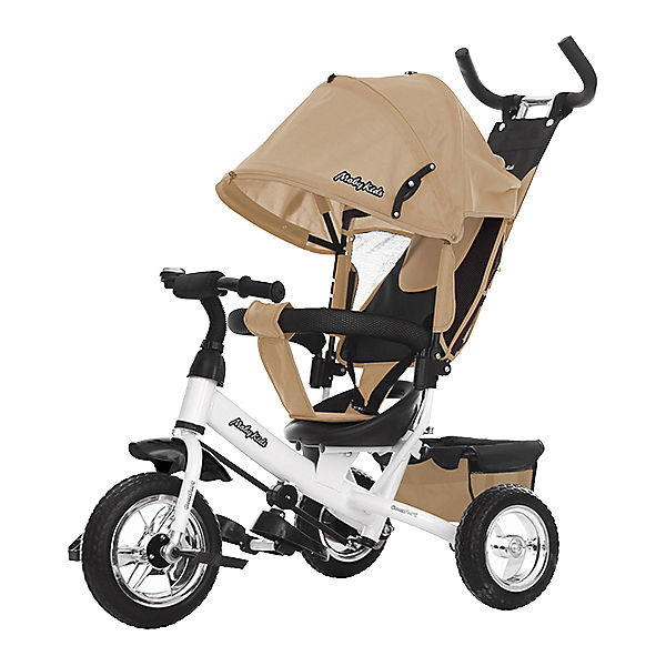 Детский велосипед Moby Kids 3 кол. Comfort 10x8 EVA 641223 бежевый