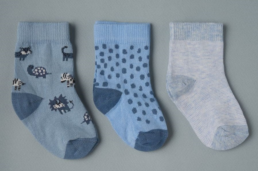 Носочки тонкие Little Star динозавры-горошки, 10 см 2