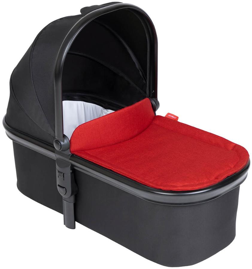 Детская люлька Phil and Teds Snug Carrycot Chilli Red