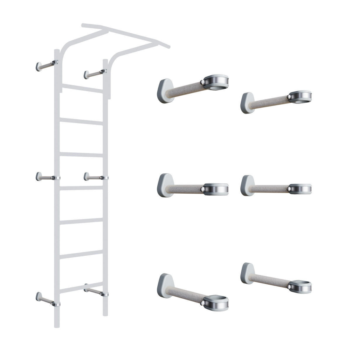 Кронштейны настенные Romana Dop11, 6шт белый прованс