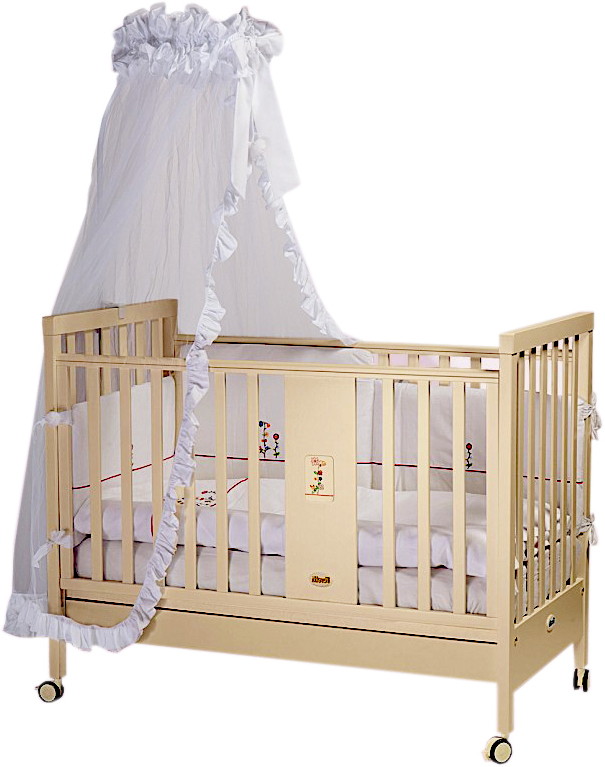 Детская кроватка Feretti Papa Cote Merit 120x60 см натуральный