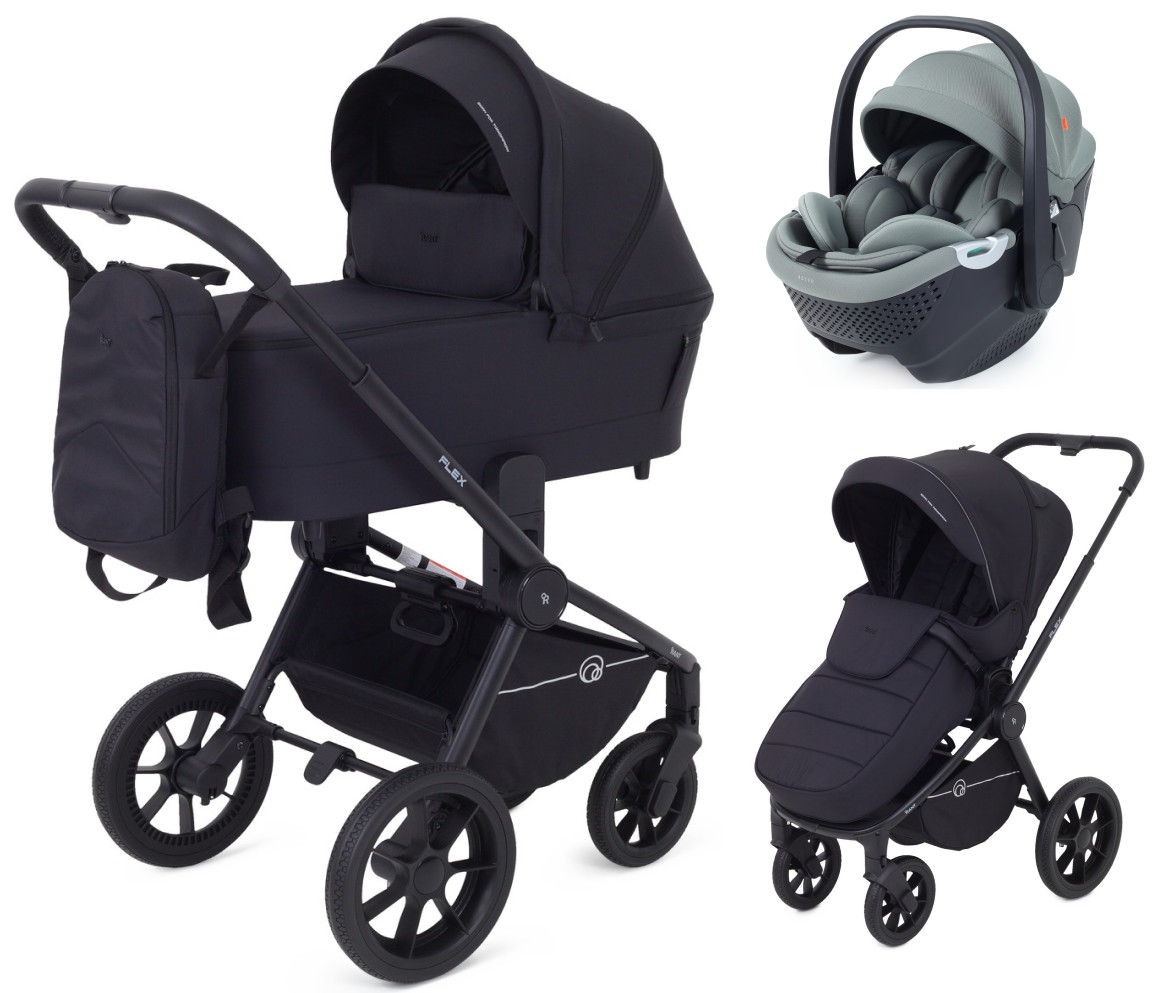 Детская коляска Rant Flex 3 в 1 RA076 с автокреслом Aster Zero Olive Black