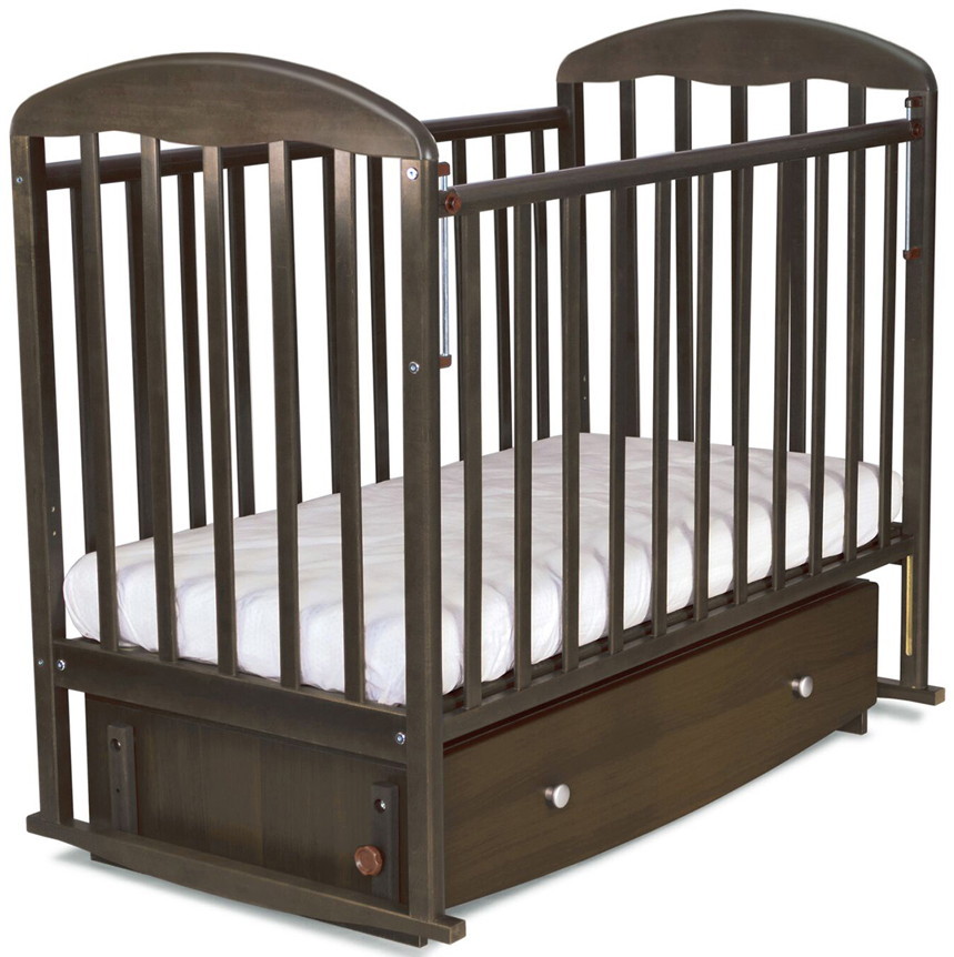 Детская кровать Indigo Венеция (маятник, автостенка, ящик) венге-арт.138008