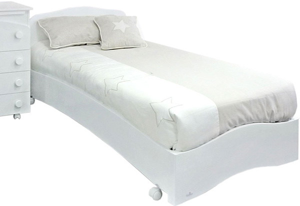 Кровать для подростка Fiorellino Pompy 190x90 см white