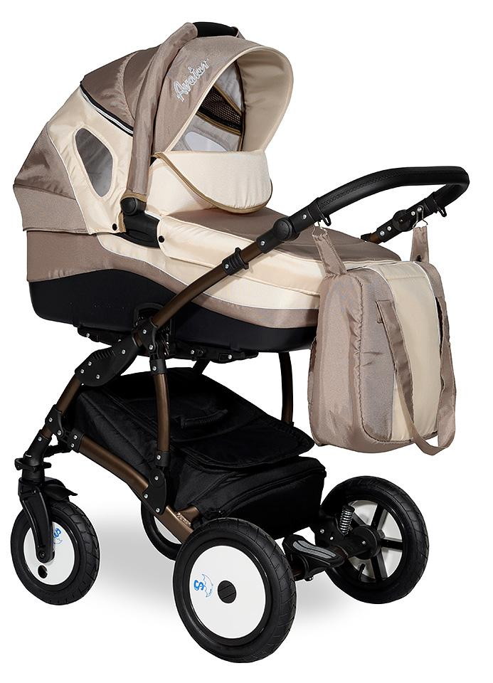 Детская коляска Indigo Avatar Sport 2 в 1 AS04 бежевый+св.бежевый