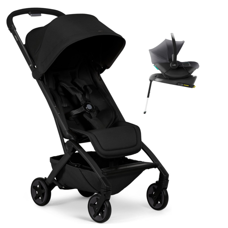 Прогулочная коляска Joolz Aer 2 и автокресло Baby-Safe Core Midnight Grey и база Baby-Safe Core Space black