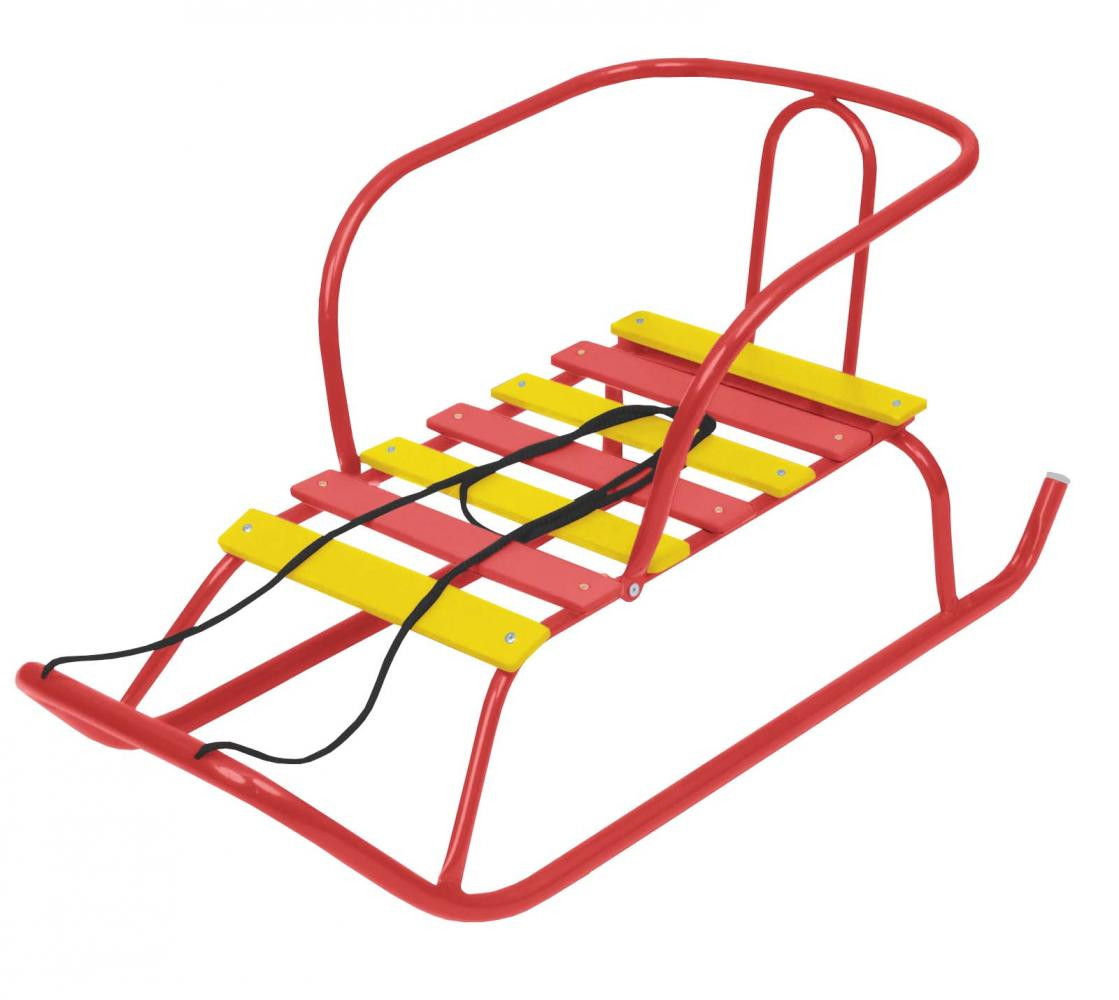 Санки Nika Ветерок 1 алый