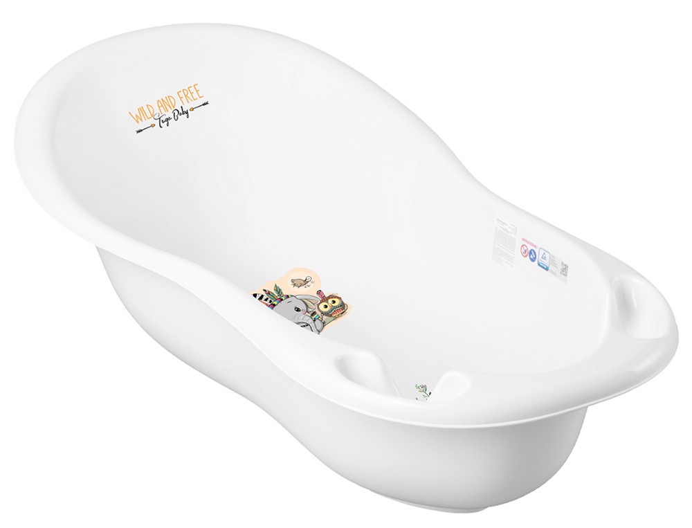 Детская ванна Tega Baby Дикий Запад 102 см белый Слоник