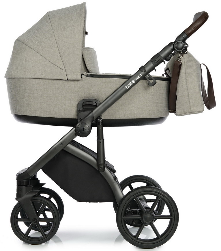 Детская коляска Roan Bass Next 2 в 1 RN035/1 Truffle Black