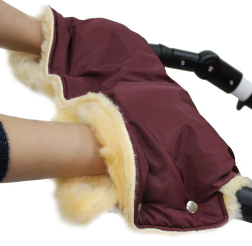 Муфта на коляску Эко Бейби бордовый