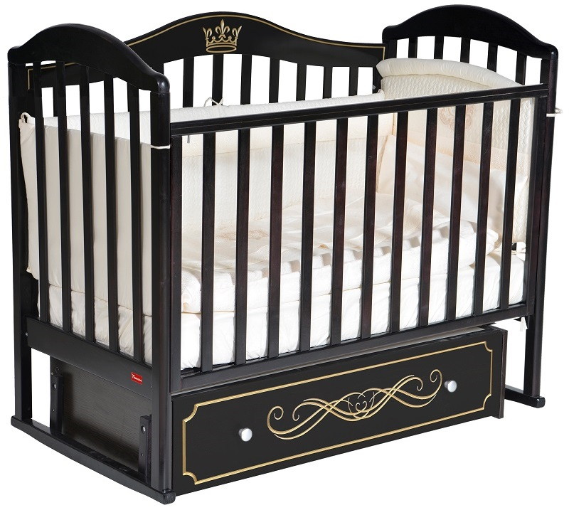 Детская кроватка Francesca Berta Elite с маятником шоколад