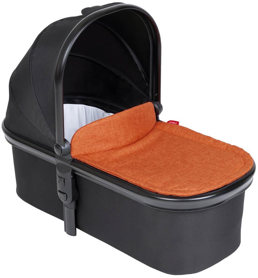 Детская люлька Phil and Teds Snug Carrycot Rust Orange