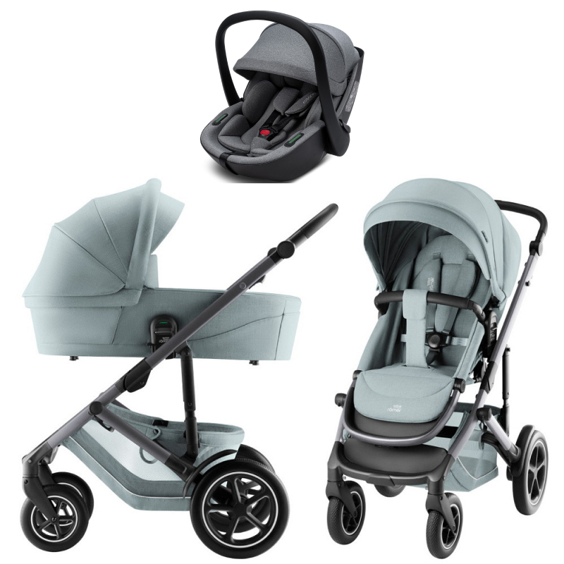 Коляска 3 в 1 Britax Roemer Smile 5Z Style и автокресло Osann Cuddle Iron Harbor Blue