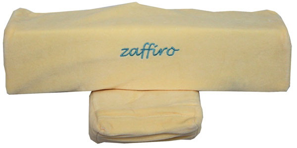 Ограничитель треугольный Womar Zaffiro, две клиновидные подушки Exlusive желтый