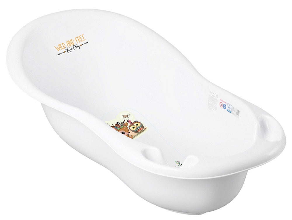 Детская ванна Tega Baby Дикий Запад 102 см белый Оленёнок