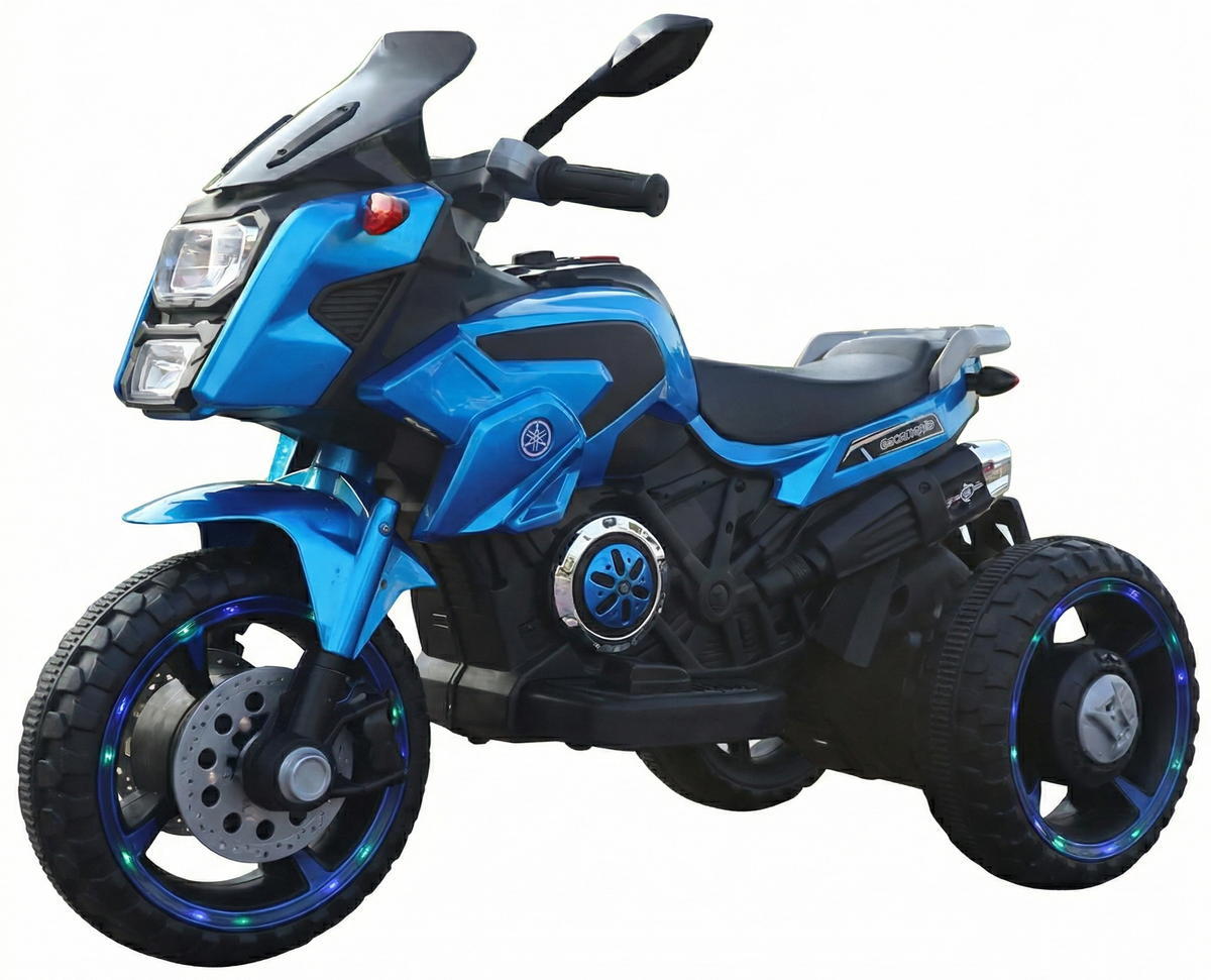 Детский электромобиль трицикл Farfello TR1106 синий металлик