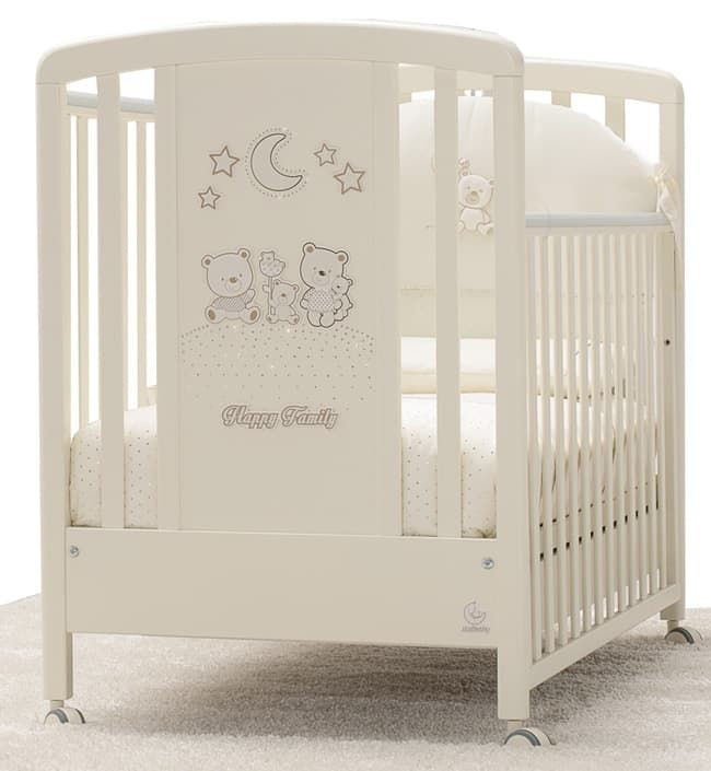 Детская кроватка Italbaby Happy Family Strass крем