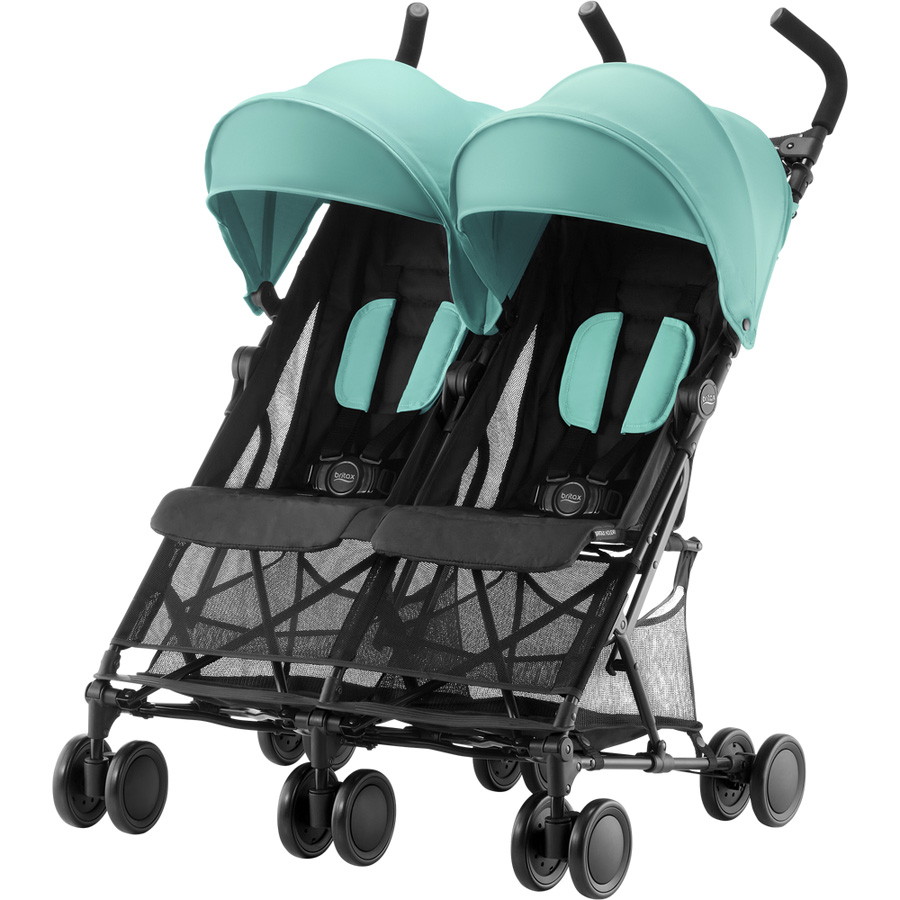 Прогулочная коляска для двойни Britax Romer Holiday Double Aqua Green
