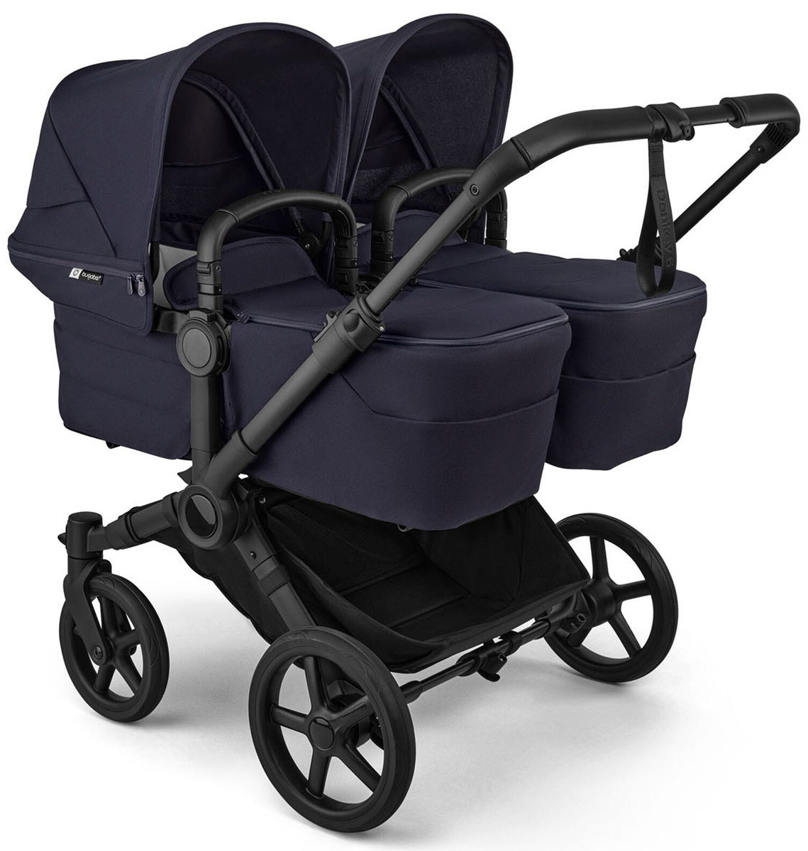 Коляска для двойни Bugaboo Donkey 6 Twin шасси Black Синий (Deep Indigo)