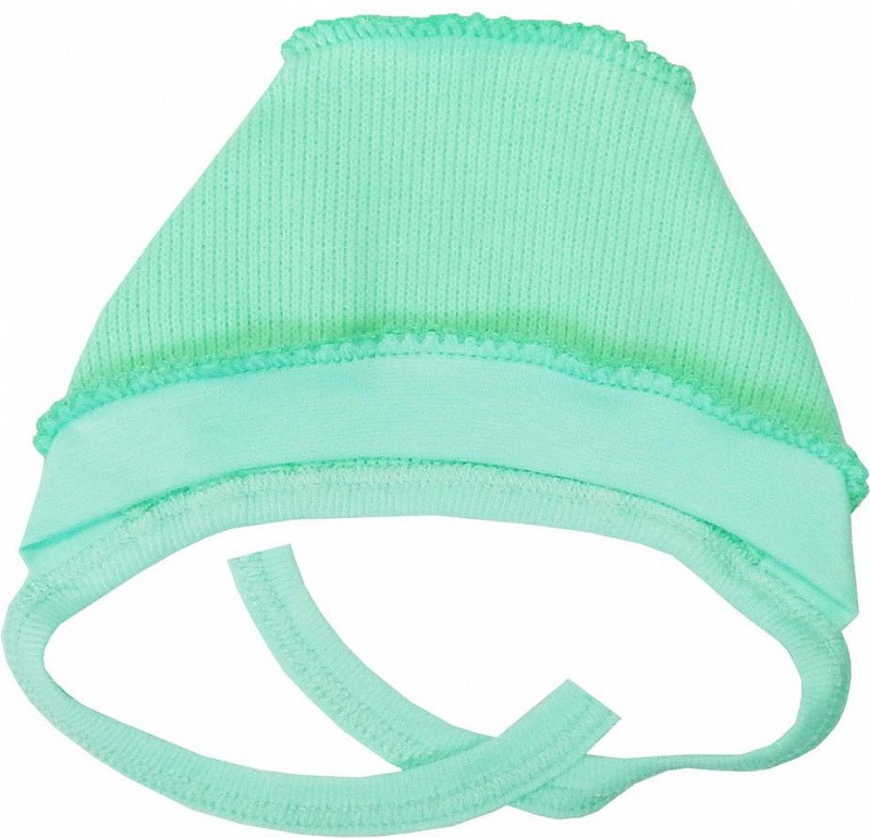 Чепчик Папитто селаник однотонный начес 49-123н салатовый 32