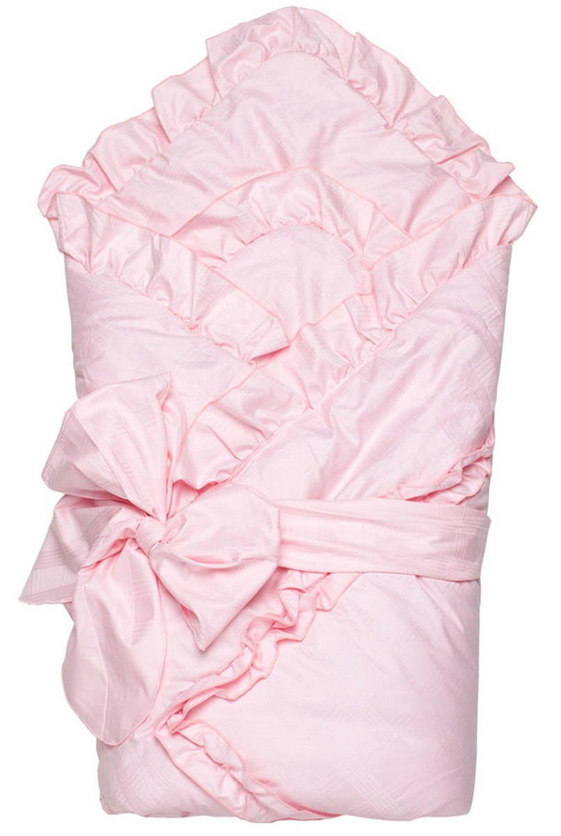 Конверт одеяло Папитто с завязкой 2150 розовый