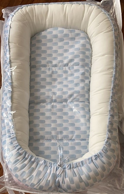 Подушка-гнездышко Lappetti Лео Голубой