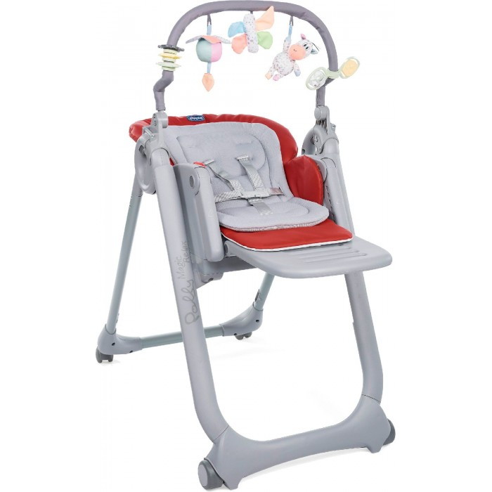 Стульчик для кормления Chicco Polly Magic Relax Red Passion
