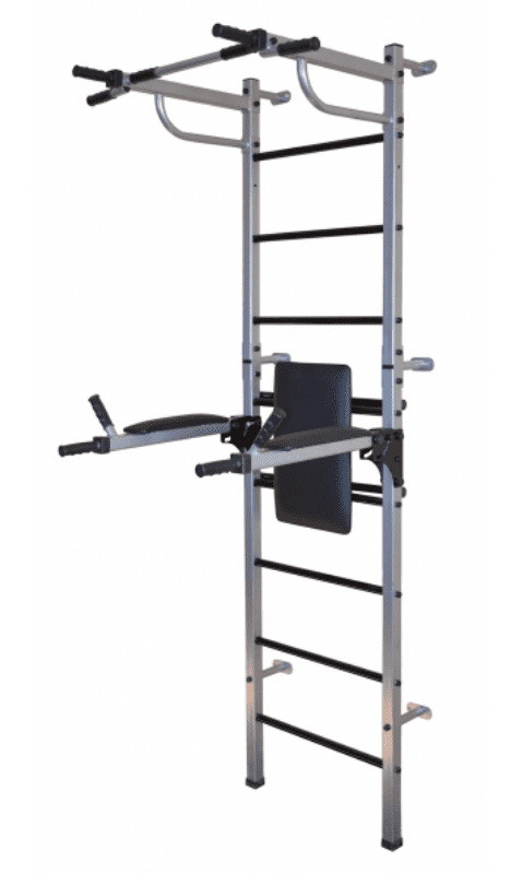 Детский спортивный комплекс Формула здоровья Старт со складными брусьями серебристо/черный