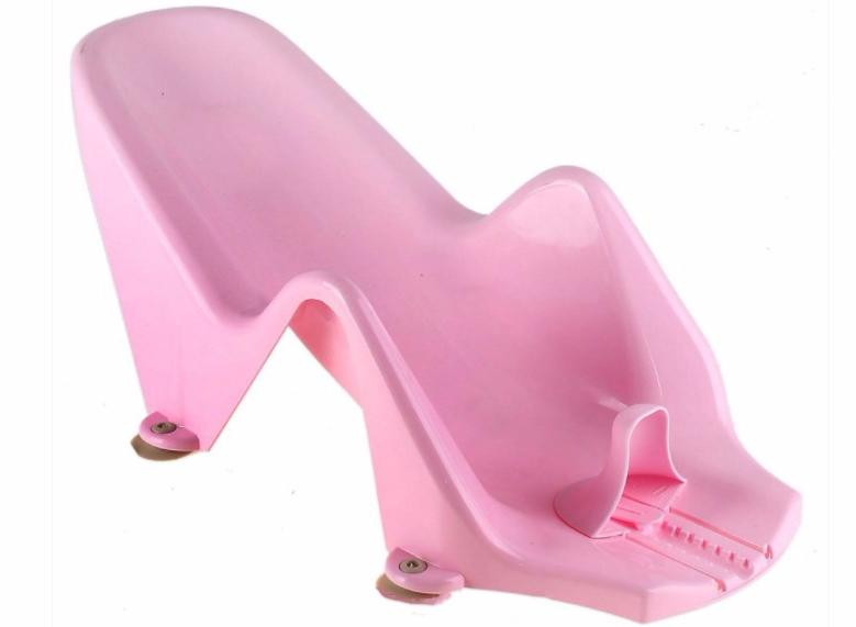 Горка для купания Little Angel Дельфин LA2902 розовая пастельная