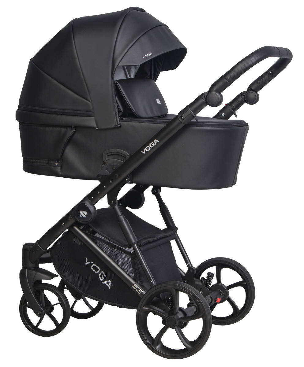 Детская коляска Riko Basic Yoga Ecco 2 в 1 12 Black (черный)