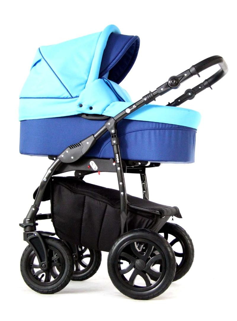 Детская коляска Sevillababy Hugo 2 в 1 (голубой/т.серый)